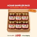 Achar Sampler Pack | 6 Homemade Pickles, 100 g Each